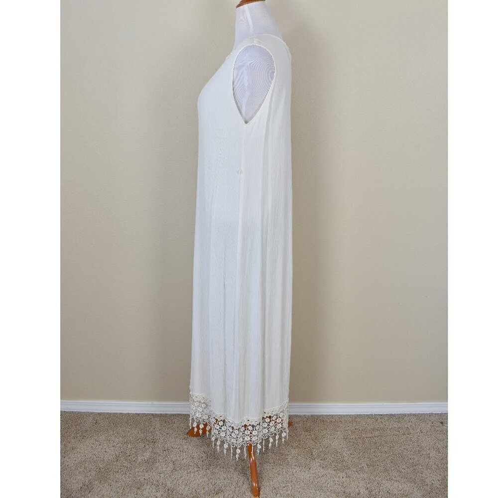 Vintage Magnet Art Lynn Yang Gauze Lace Dress and Jacket - M - Picture 10 of 14